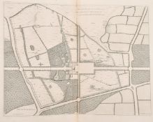 H Hulsbergh, 'Plan of the Park Garden + Plantation of Goodwood in Sussex ...', copper engraving,