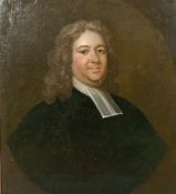 18th century, A head and shoulders portrait of a gentleman, oil on canvas, 30