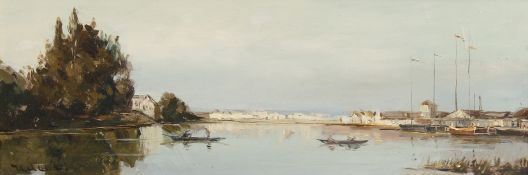 Igor Sevtsov, Russian, 'A Summer Evening', signed oil on board 14.75