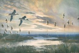 A set of four prints after Peter Scott, each 6.5