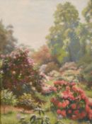 Charles Ernest Butler (1864-1933) 'The Rhododendron Del', oil on board, signed, 12