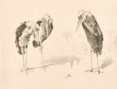 Leonard Robert Brightwell (1889-1983) British, 'Three of A Kind', drypoint etching, signed and