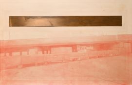 Keith Milow (b. 1945) British, 'Five' An abstract composition, mixed media, signed verso dated '