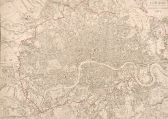 A London Post Office map circa. 1884, 25