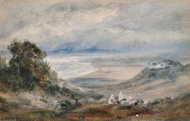 Attributed to Elijah Walton, F.G.S. (1833-1880) North African Nomads' Camp, watercolour and