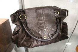 A ladies leather handbag