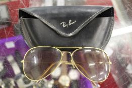 Cased sunglasses