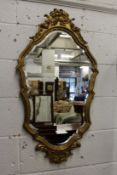 Decorative gilt framed mirror