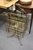 A good brass revolving magazine rack