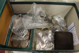 Large quantity of mixed coinage