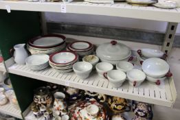 A quantity of Wedgwood Windsor gray dinnerware
