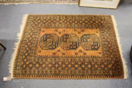 A small Afghan rug