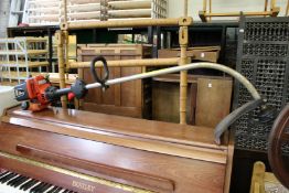 A Lawn-King petrol strimmer