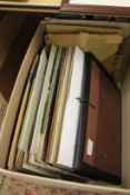 A large quantity of artwork mostly unframed