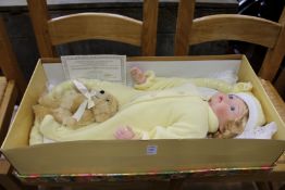 A boxed limited edition doll