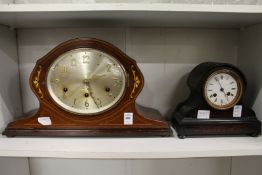 Two mantel clocks