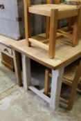 A good large beech top kitchen table