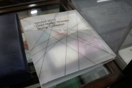 London 2012 gold medal winners stamp collection contained in an album