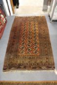 A bokhara style rug