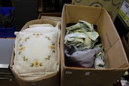 Quantity of curtains and cushions