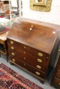A George III mahogany bureau