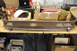 A pierced steel fender