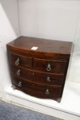 A good George III apprentice chest of drawers