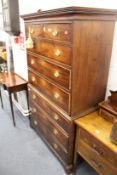 A George III mahogany tallboy