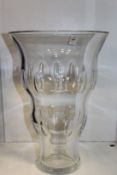 A large Waterford cut glass vase designed by John Rocha