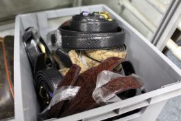 A quantity of stylish belts