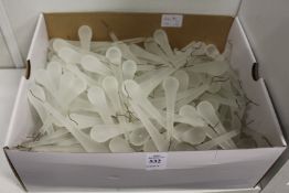 Opaque glass lustres