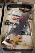 A good collection of early woodworking and other tools