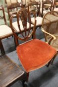 A good hepplewhite style mahogany side chair