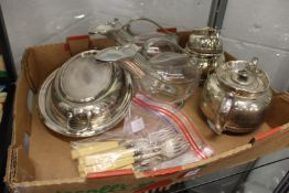 Plates items to include fish knives and forks etc