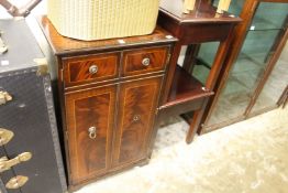 A Hi-fi cabinet and pair of tables