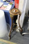 A French ormolu mounted Jardiniere stand