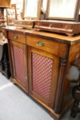 A 19th century mahogany chiffoniere