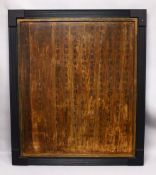 A ROOM SCREEN WITH CHARACTERS FROM KUANG HSU (CHING/MANCHU 1875-1908)