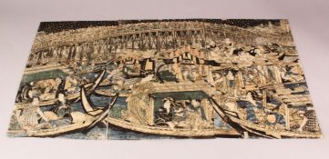 A COLLECTION OF 19TH CENTURY JAPANESE WOODBLOCK PRINTS, Kabuki Actors by Toyokuni II Utagawa 1777-