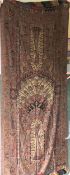 A DUTCH RECTANGULAR PAISLEY SHAWL, Circa 1930s, with full paisley pattern, double sided, 7ft x 3ft