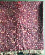 A GOOD COLLECTION OF PAISLEY SHAWL FRAGMENTS, 18th Century and later (quantity).