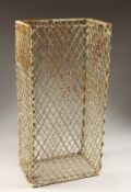 A WIREWORK TIDY BIN 23ins high.