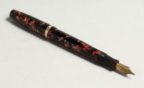A PARKER DURFORD PEN with 14ct gold nib.