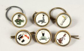 SIX GUINNESS BUTTONS