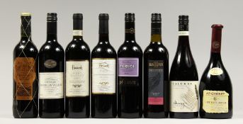 EIGHT BOTTLES OF RED WINE