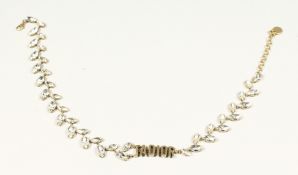 A DIOR JADIOR CRYSTAL NECKLACE