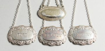 SIX GARRARDS WINE LABELS