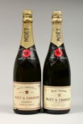 MOET AND CHANDON BRUT IMPERIAL, 2 BOTTLES