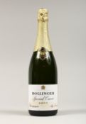 A BOTTLE OF BOLLINGER BRUT CHAMPAGNE