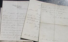 [PEDLARS & HAWKERS] a series of 7 a.l.s., dated 1876-1881, of which 2 signed by Joseph
